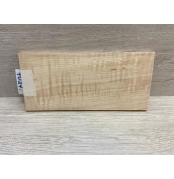 Ольха Волнистая заготовка накладки на головку грифа Смешанный ААА Волна А 9х105х225 мм-2
