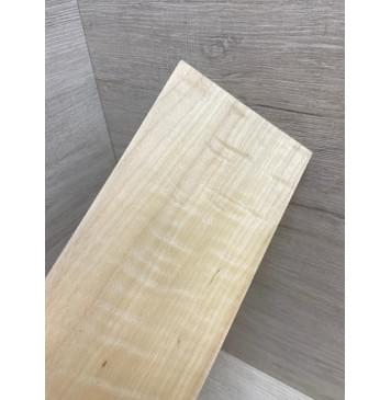 Ольха Волнистая заготовка накладки на головку грифа Смешанный ААА Волна А 9х105х225 мм-4