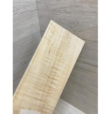 Ольха Волнистая заготовка накладки на головку грифа Смешанный ААА Волна А 9х105х225 мм-5