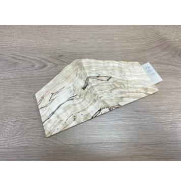 Берёза Болотная заготовка накладки на головку грифа Смешанный ААА 5.5х75-130-85х215 мм-5