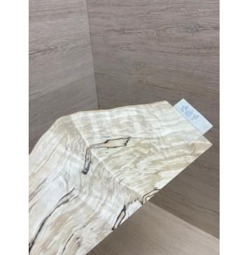 Берёза Болотная заготовка накладки на головку грифа Смешанный ААА 5.5х75-130-85х215 мм-3