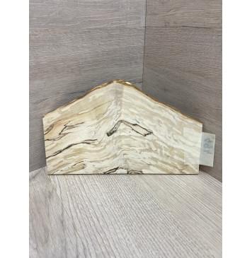 Берёза Болотная заготовка накладки на головку грифа Смешанный ААА 5.5х75-130-85х215 мм-2