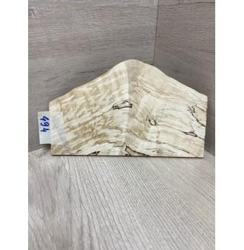 Берёза Болотная заготовка накладки на головку грифа Смешанный ААА 5.5х75-130-85х215 мм-1