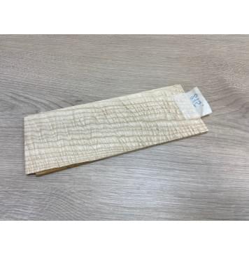 Ясень Белый Волнистый заготовка накладки на головку грифа Смешанный ААА Волна ААА 4х90х235 мм-3