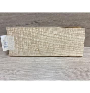 Ясень Белый Волнистый заготовка накладки на головку грифа Смешанный ААА Волна ААА 4х90х235 мм-4