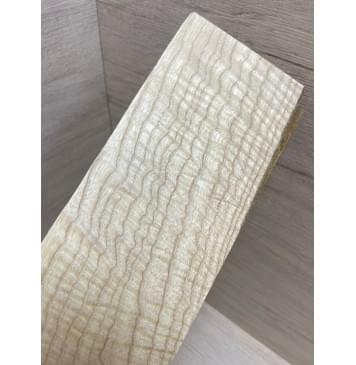 Ясень Белый Волнистый заготовка накладки на головку грифа Смешанный ААА Волна ААА 4х90х235 мм-2