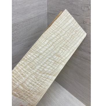 Ясень Белый Волнистый заготовка накладки на головку грифа Смешанный ААА Волна ААА 4х90х235 мм-1