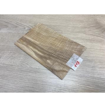 Ясень Оливковый Волнистый заготовка накладки на головку грифа Смешанный ААА Волна АА 3х130х200 мм-0