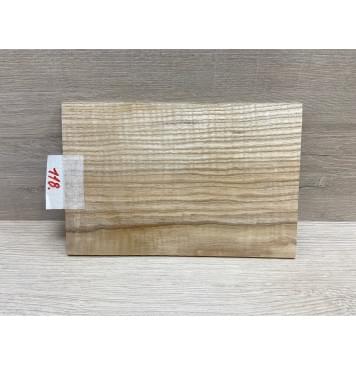 Ясень Оливковый Волнистый заготовка накладки на головку грифа Смешанный ААА Волна АА 3х130х200 мм-4