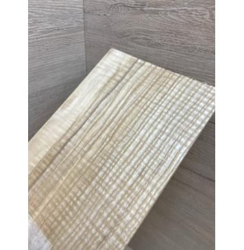 Ясень Оливковый Волнистый заготовка накладки на головку грифа Смешанный ААА Волна АА 3х130х200 мм-1