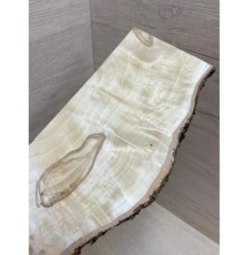 Берёза Пламенная заготовка накладки на головку грифа Смешанный ААА Волна А 5х(90-110-90)х220 мм-1