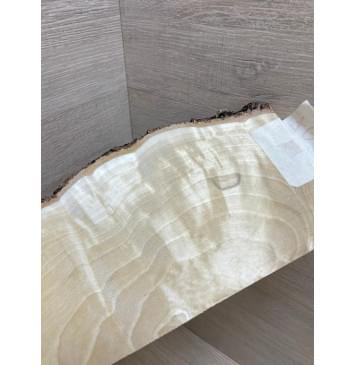 Берёза Пламенная заготовка накладки на головку грифа Смешанный ААА Волна А 7.5х(90-110-90)х225 мм-2