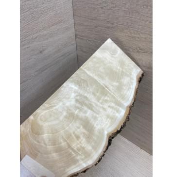 Берёза Пламенная заготовка накладки на головку грифа Смешанный ААА Волна А 5х(85-100)х220 мм-1