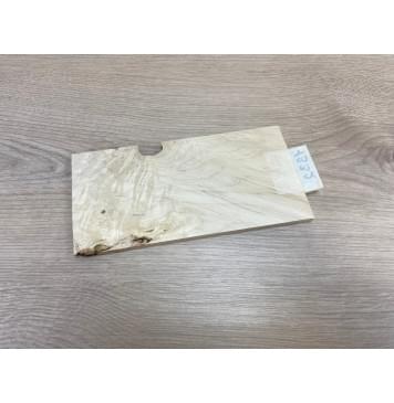 Клён Американский Волнистый заготовка накладки на головку грифа Смешанный АА Волна А 8х80-104х200 мм-6