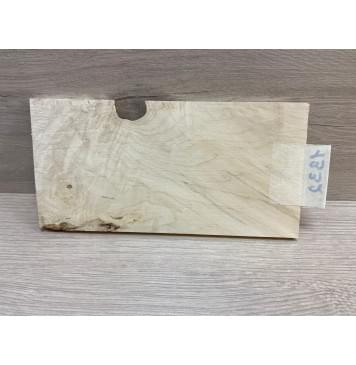 Клён Американский Волнистый заготовка накладки на головку грифа Смешанный АА Волна А 8х80-104х200 мм-5