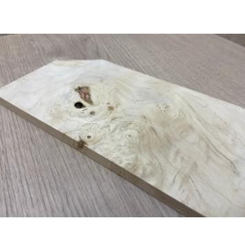 Клён Американский Каповый заготовка накладки на головку грифа Смешанный ААА 8.5х60-100х200 мм-2