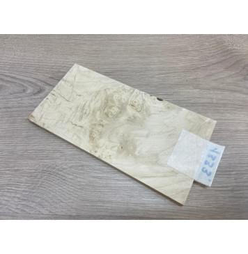 Клён Американский Каповый заготовка накладки на головку грифа Смешанный ААА 8х105х200 мм-3