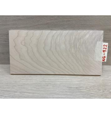 Клён Белый заготовка накладки на головку грифа Тангент ААА 6х109х227 мм-4