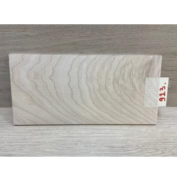 Клён Белый заготовка накладки на головку грифа Тангент ААА 4х109х227 мм-3