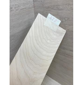 Клён Белый заготовка накладки на головку грифа Тангент ААА 4х109х227 мм-1