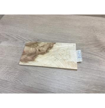 Клён Американский Волнистый заготовка накладки на головку грифа Смешанный ААА Волна АА 6х106х195 мм-6