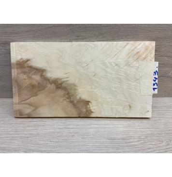 Клён Американский Волнистый заготовка накладки на головку грифа Смешанный ААА Волна АА 6х106х195 мм-4