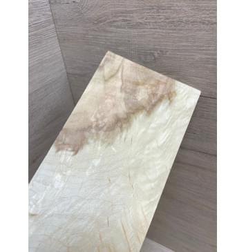 Клён Американский Волнистый заготовка накладки на головку грифа Смешанный ААА Волна АА 6х106х195 мм-3