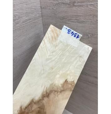 Клён Американский Волнистый заготовка накладки на головку грифа Смешанный ААА Волна АА 6х106х195 мм-1