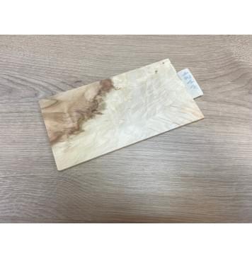 Клён Американский Волнистый заготовка накладки на головку грифа Смешанный ААА Волна АА 5х106х190 мм-7