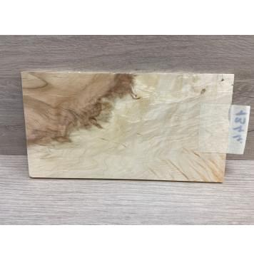 Клён Американский Волнистый заготовка накладки на головку грифа Смешанный ААА Волна АА 5х106х190 мм-6