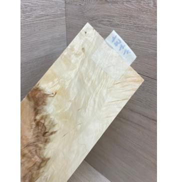 Клён Американский Волнистый заготовка накладки на головку грифа Смешанный ААА Волна АА 5х106х190 мм-2