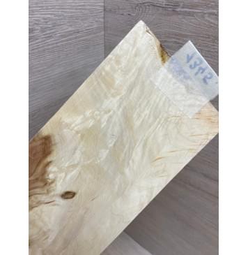 Клён Американский Волнистый заготовка накладки на головку грифа Смешанный ААА Волна АА 4х107х180 мм-2