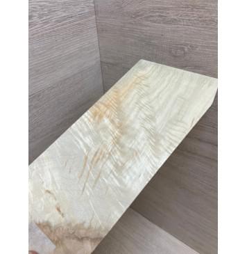 Клён Американский Волнистый заготовка накладки на головку грифа Смешанный ААА Волна АА 4х95х215-245 мм-2