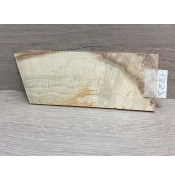 Клён Американский Волнистый заготовка накладки на головку грифа Смешанный ААА Волна АА 4х95х215-245 мм-6