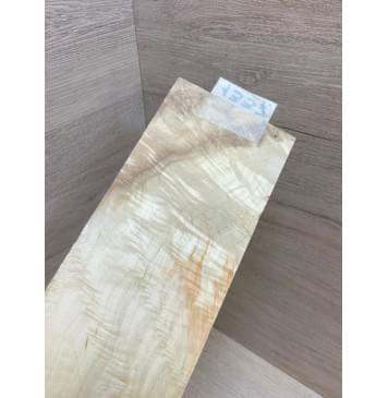 Клён Американский Волнистый заготовка накладки на головку грифа Смешанный ААА Волна АА 4х95х215-245 мм-2