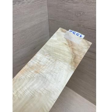 Клён Американский Волнистый заготовка накладки на головку грифа Смешанный ААА Волна АА 4х95х215-245 мм-1