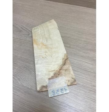 Клён Американский Волнистый заготовка накладки на головку грифа Смешанный ААА Волна АА 5х95х215-245 мм-7