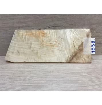 Клён Американский Волнистый заготовка накладки на головку грифа Смешанный ААА Волна АА 5х95х215-245 мм-5