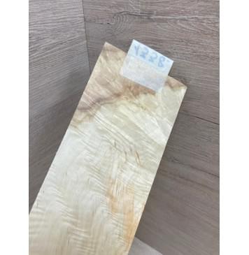 Клён Американский Волнистый заготовка накладки на головку грифа Смешанный ААА Волна АА 5х95х215-245 мм-2