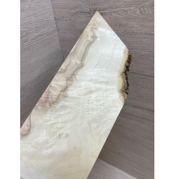 Клён Американский Волнистый заготовка накладки на головку грифа Смешанный ААА Волна АА 5х67-90х205-235 мм-3