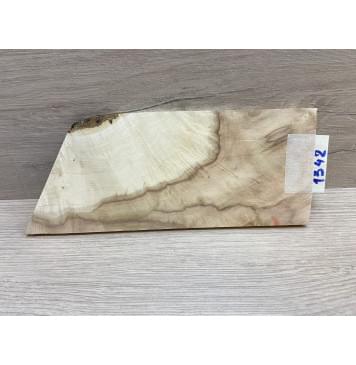 Клён Американский Волнистый заготовка накладки на головку грифа Смешанный ААА Волна АА 6х80-95х195-235 мм-4