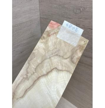 Клён Американский Волнистый заготовка накладки на головку грифа Смешанный ААА Волна АА 6х80-95х195-235 мм-1