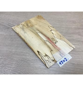 Клён Американский Spalted заготовка накладки на головку грифа под заливку Смешанный ААА 5.5х108-135х200 мм-0