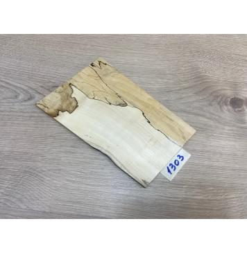 Клён Американский Spalted заготовка накладки на головку грифа под заливку Смешанный ААА 6х108-135х200 мм-0