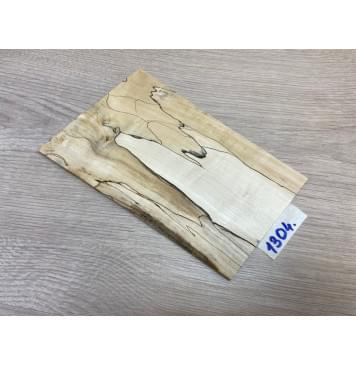 Клён Американский Spalted заготовка накладки на головку грифа под заливку Смешанный ААА 4х107-135х200 мм-0