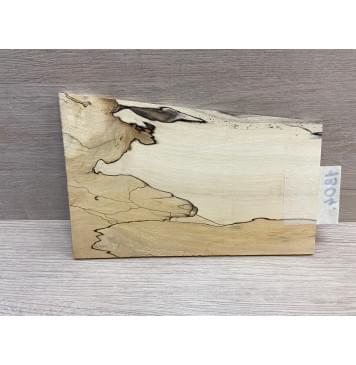 Клён Американский Spalted заготовка накладки на головку грифа под заливку Смешанный ААА 4х107-135х200 мм-4