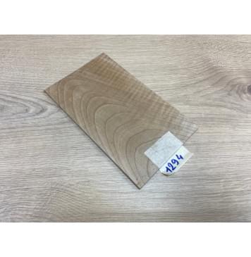 Клён Белый Явор, Волнистый заготовка накладки на головку грифа Смешанный ААА Волна А 5х118х195 мм-0