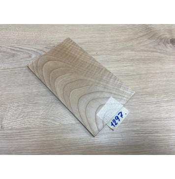 Клён Белый Явор, Волнистый заготовка накладки на головку грифа Смешанный ААА Волна А 7х118х195 мм-0