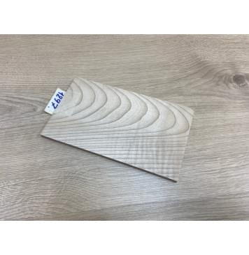 Клён Белый Явор, Волнистый заготовка накладки на головку грифа Смешанный ААА Волна А 7х118х195 мм-2