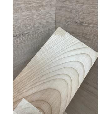 Клён Белый Явор, Волнистый заготовка накладки на головку грифа Смешанный ААА Волна А 9х118х195 мм-5